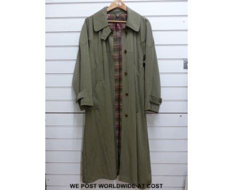 A ladies Mulberry trench coat, size M with Mulberry buttons