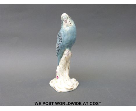 A Royal Worcester budgie