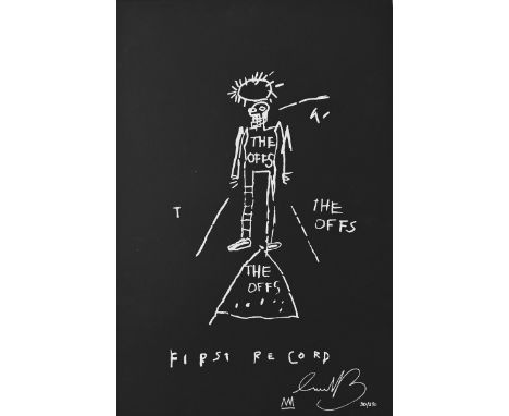 Jean-Michel BASQUIAT (1960-1988), D’Après. The Offs - First Record Sérigraphie éditée d’après la pochette de disque 33 tours,
