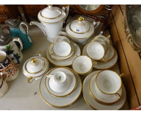Bavarian gilt decorated tea and coffee service