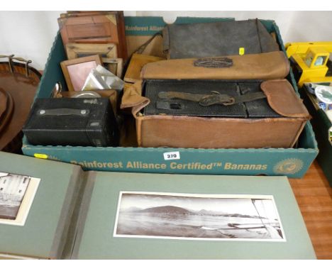 The London Stereoscopic & Photographic Company Panoram camera, associated and other equipment and an album of panoramic photo