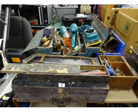 Parcel of garage items and tools etc