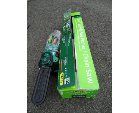 Boxed Gardenline two in one electric pole pruner chainsaw E/T