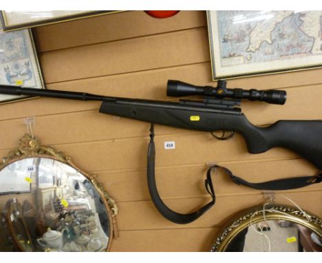 BSA Lightning XL SE 0.177 calibre air rifle, break loading with carry strap, gamo 3-9x40 sights and silencer