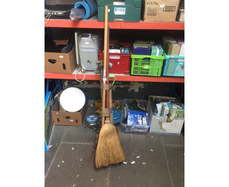 A bundle of garden tools 