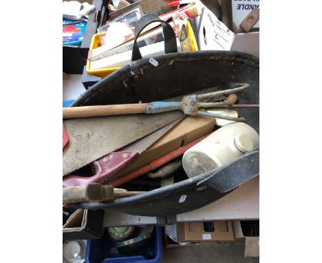 A container containing tools 