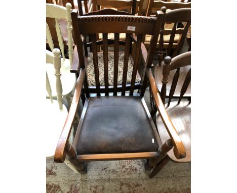 Spindle back chair and ladder back chair 
