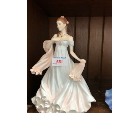 Royal Worcester figurine "With all my heart" 