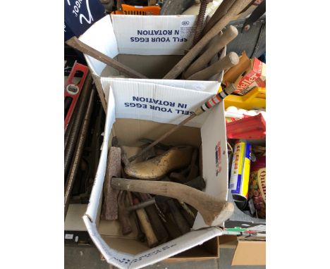 2 boxes of tools 