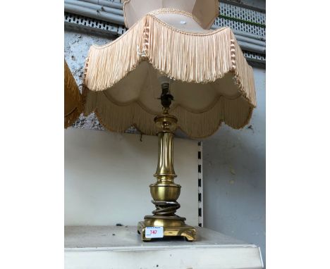 Brass table lamp 