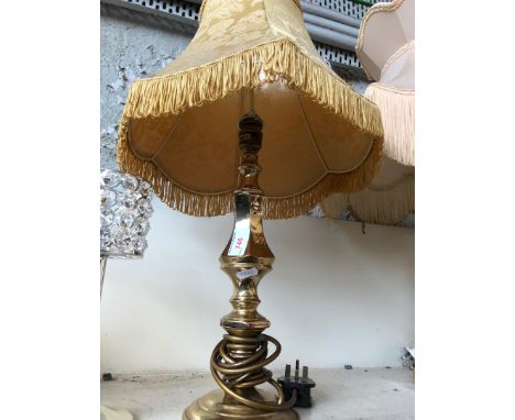 Brass table lamp 
