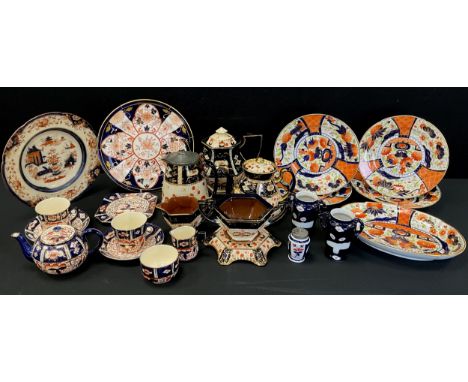 Royal Crown Derby, and similar;  a cabinet plate, by Shirley Brown, puce mark to base, and dated 14/04/58 in red, 27.5cm diam