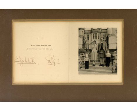  ELIZABETH II & PRINCE PHILIP: ELIZABETH II (1926-     ) Queen of the United Kingdom 1952-     & PRINCE PHILIP (1921-     ) D