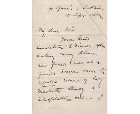 COBDEN RICHARD: (1804-1865) British Radical and Liberal Statesman, associated with John Bright in the formation of the Anti-C