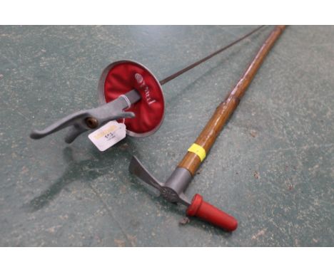 Fencing sword and ornamental ice axe