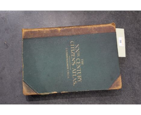 Bartholomews 20th century Citizens Atlas with 156 pages of maps and plans with indices, gazetteer and geographical statistics