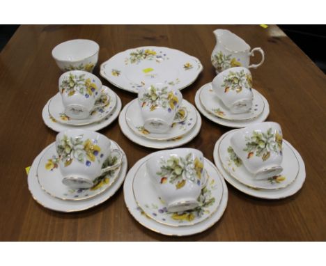 Duchess Autumn pattern tea set 