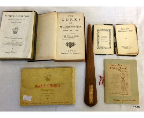 Vintage Works of Shakespeare and other Ephemera