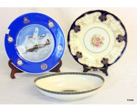 2 x Royal Worcester plates and 1 x bowl