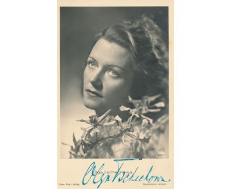 (1897 - 1980) Russian born actress who became a leading actress in the Third Reich. She is also rumored to have been a commun
