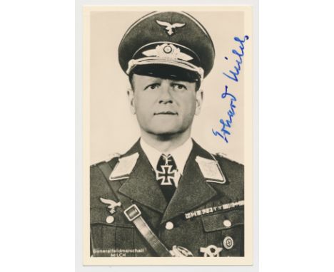 (1892-1972) Co-creator with Goering of the Nazi's Luftwaffe, promoted to the rank of field marshal, later tried at Nuremburg 