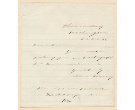 MATTHEW F. MAURY (1806 - 1873) Confederate naval officer and emissary to England, Maury was also an eminent oceanographer. A.