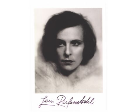 LENI RIEFENSTAHL (1902 - 2003) German film director, an intimate friend of Hitler who filmed the propaganda classic, 'Triumph