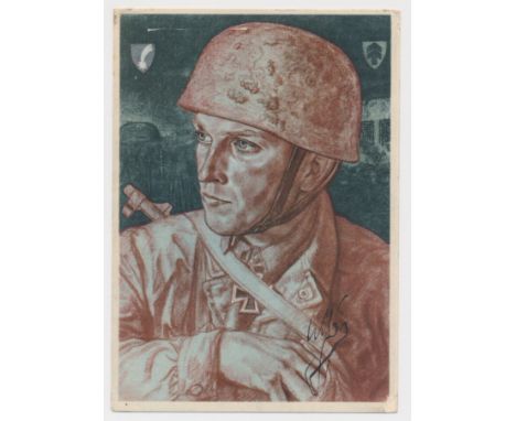 RUDOLF WITZIG (1916 - 2001) German Fallschirmjager commander, led the storming of Fortress Eben-Emaël in Belgium on May 10th,