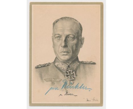 (1881 - 1968) German field marshal who led the drive of the 18th Army to take Paris and raise the swastika over the Eiffel To