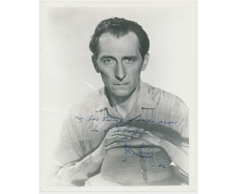 PETER CUSHING (1913 – 1994) English actor. His acting career spanned over six decades and included appearances in more than 1