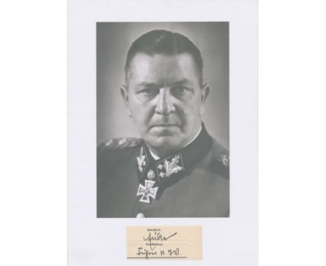 THEODOR EICKE (1892 - 1943) Infamous commander of Dachau, Eicke encouraged his concentration camp staff to live up to their d