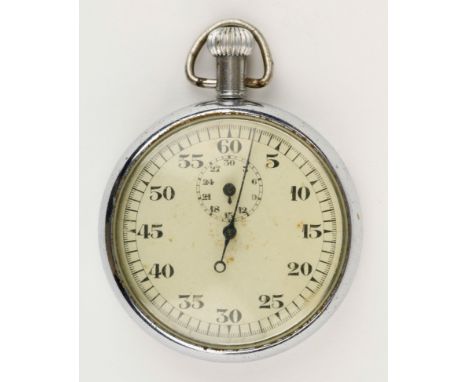 GERMAN STOPWATCH Operable stopwatch, 2 in. dia., given as an award in 1936. The verso bears an inscription, reading: ‘Team aw