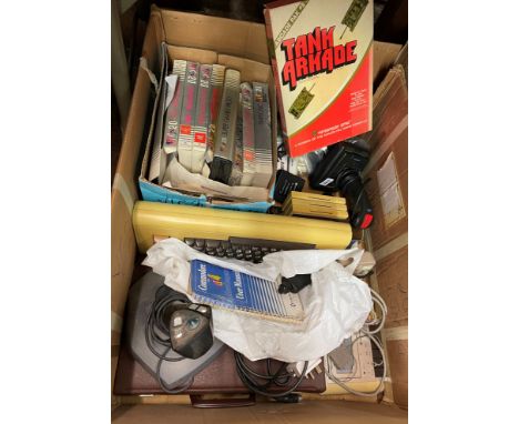 VINTAGE COMMODORE VIC-20 PC-CONSOLE, ACCOMPANYING GAMES, JOYSTICKS AND MANUALS