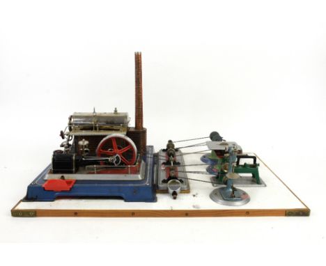 A Wilesco model live steam engine..    