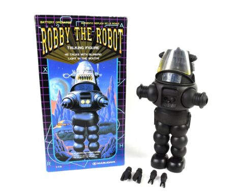  Masudaya battery-operated Robby the Robot talking figure, boxed..    