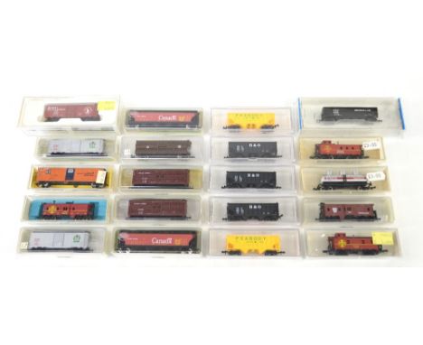 Bachmann/ Model Power/ Life-Like/ Mehano/ Con-Cor/ Atlas, 'N' scale rolling stock, to include ATSF Santa Fe 2431 Caboose, 344