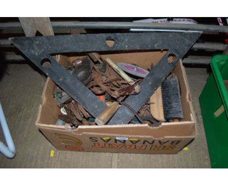 A box of various tools 