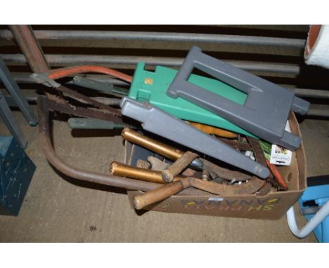A box of various tools 