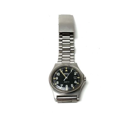 A vintage BWC Swiss gents quartz wristwatch, serial number 593020, 30M (A)