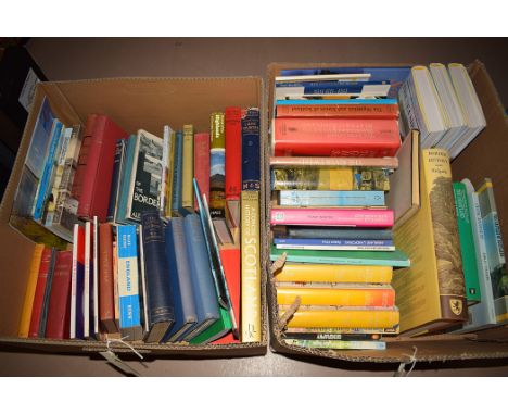 Two boxes of hardback books relating to; local history; the Borders; Highlands; etc; to include sketches of East Lothian, by 