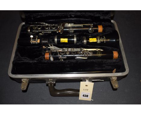 A clarinet, by Bundy in original fitted case.