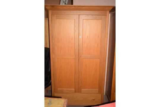 A Marks Spencer Two Door Lichfield Wardrobe In Oak 45in At