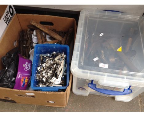 2 BOXES OF TOOLS ETC
