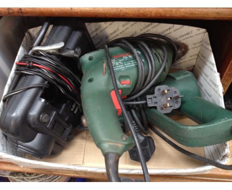 A PUMP AND 2 BOSCH POWER TOOLS