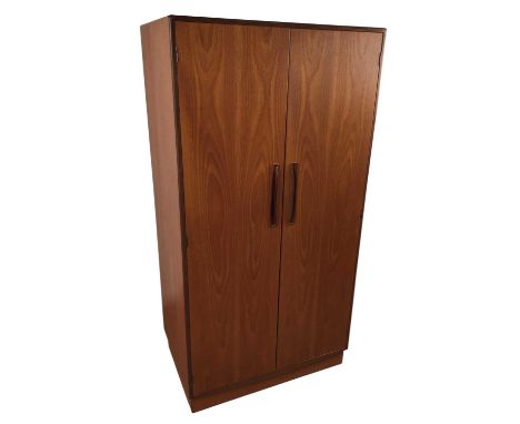 MID CENTURY G-PLAN TEAK WARDROBE, FRESCO  fitted with two doors175cm x 92cm