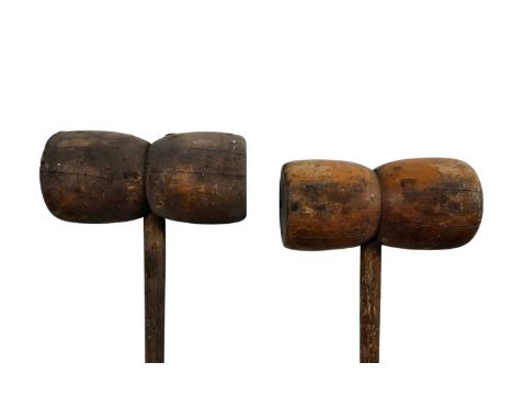 PART LAWN CROQUET SET, AND OTHER ITEMS  including apple crate and copper plaques
