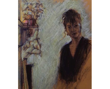 SCOTTISH SCHOOL, PORTRAIT OF A WOMAN pastel on papermounted, framed and under glassoverall size 77cm x 66cm 