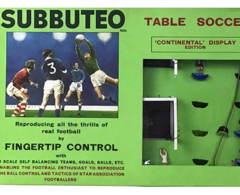 TWO SUBBUTEO MODELS, comprising a continental edition, as well as a VIP cuplargest box 36cm long 