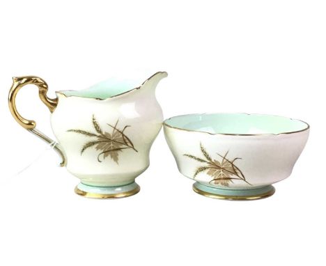 PARAGON TEA SERVICE, AND OTHER TEA WARES including Tuscan tea wares, each with floral and gilt decoration
