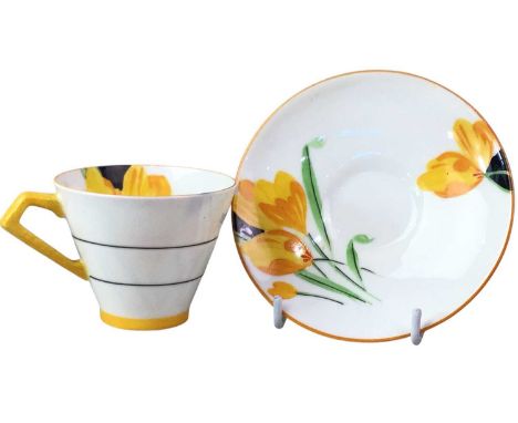 PARAGON COFFEE SERVICE, TULIPS PATTERN  of Art Deco design, comprising fifteen pieces